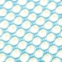 ผ้า ตาข่าย ทำกระเป๋า สีฟ้า NO.007